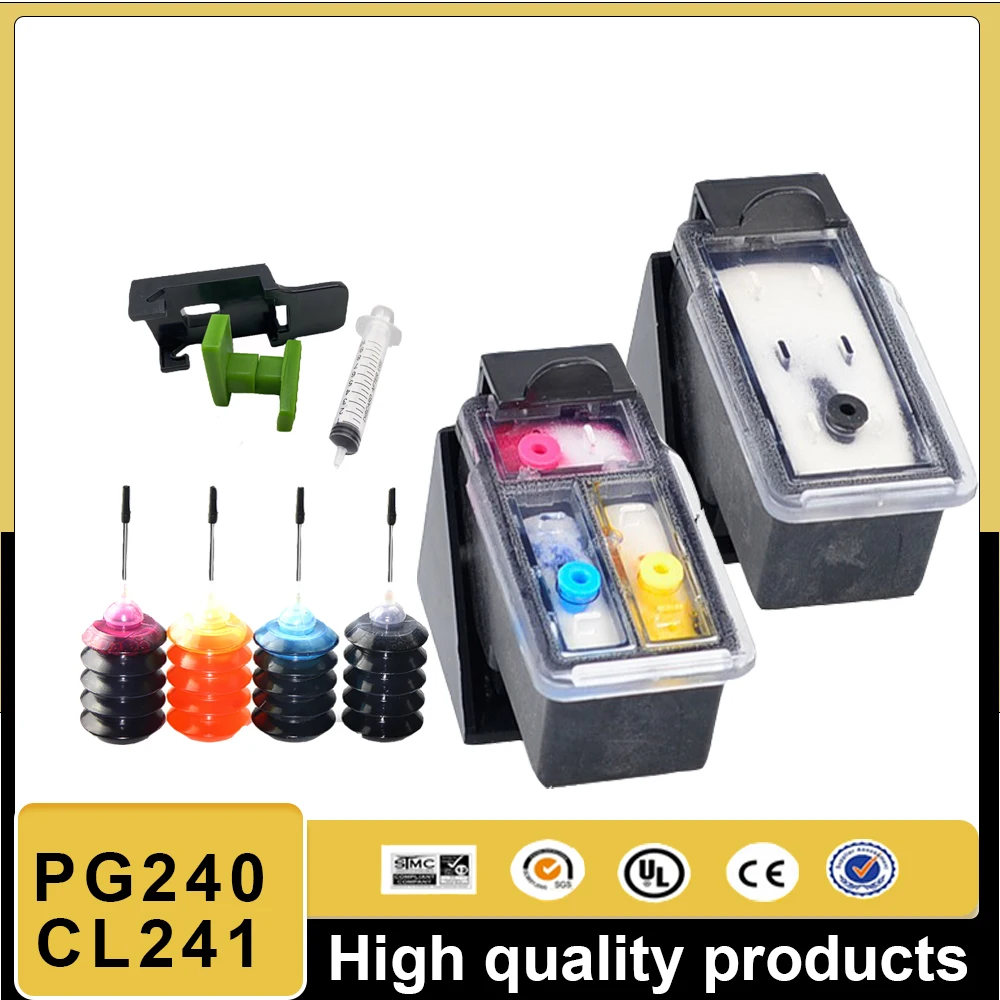 PG240 CL241 Совместимый картридж для принтера Canon Pixma MG2120 MG2220 MG3120 MG3122 MG3520 MG4220 MG4120 MX372 MX392 pg240 PG240 CL241 Совместимый картридж для принтера Canon Pixma MG2120 MG2220 MG3120 MG3122 MG3520 MG4220 MG4120 MX372 MX392 pg240