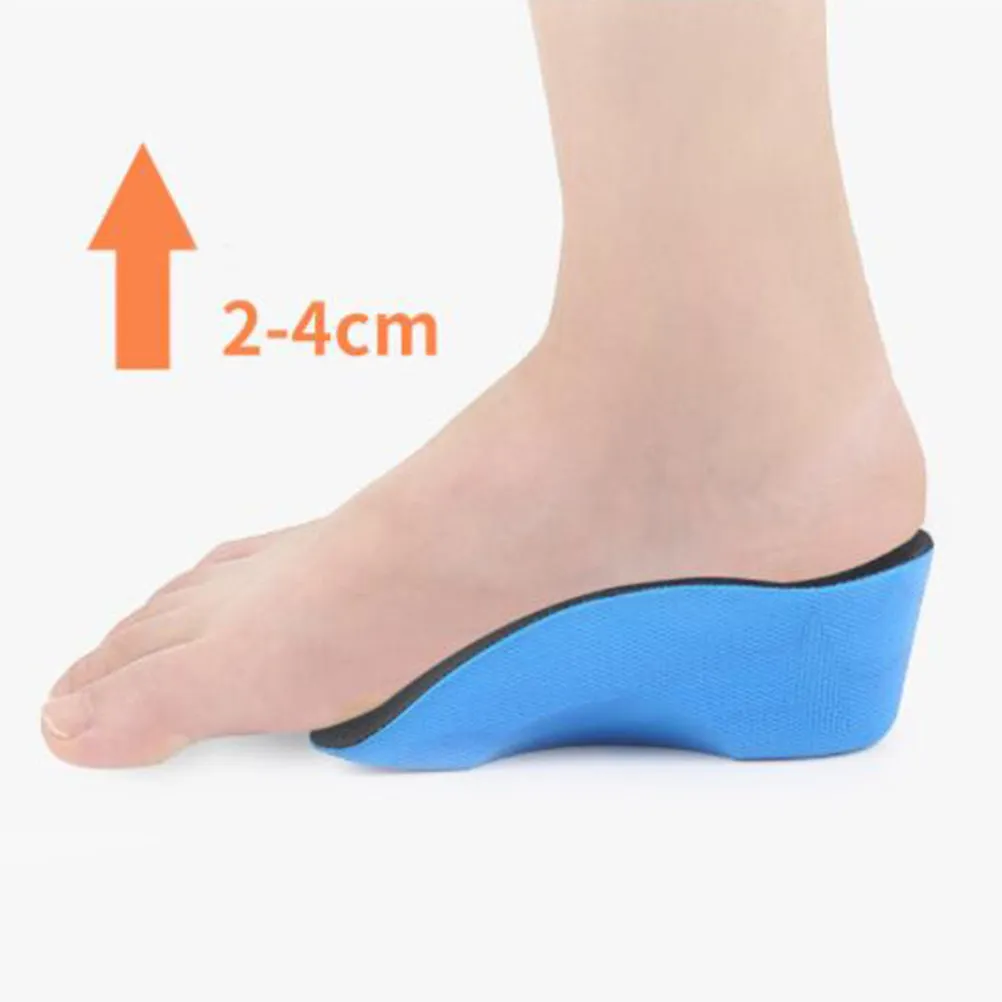 

1 Pair Increase Height Shoe Lift Half Insoles Comfortable PU Cloth Inserts Prevent Slipping Shoe Cushions Taller Pads 2Cm