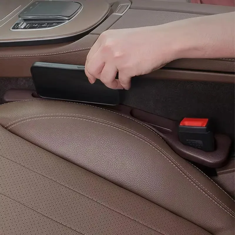 2 قطعة مقعد السيارة الفجوة حشو مقعد شق صندوق تخزين حقيبة بين مقاعد وحدة التحكم المنظم الديكور الداخلية اكسسوارات السيارات