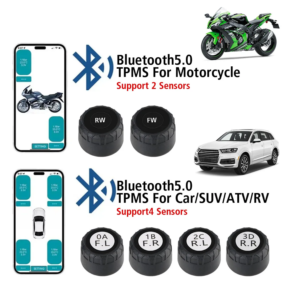 �y�Z�[�����zBluetooth �A�v���� TPMS �^�C����C���Ď��V�X�e���ԃI�[�g�o�C�O���x��^�C����C���Z���T�[�d�b�f�B�X�v���C 2/4 ��