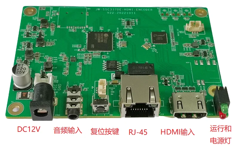 HDMI encoder P2P, RTMP live push stream, ONVIF docking NVR, 1080P60 encoding, program customization