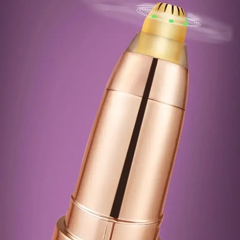 Recortador de cejas eléctrico para mujer, moldeador de cejas, lápiz, removedor de vello facial para mujer, afeitadoras de cejas automáticas, navaja de bolsillo