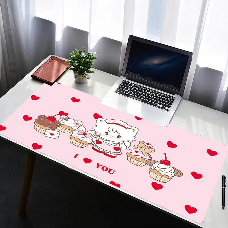 Mouse Pad PC Non Slip Rubber Cartoon Mousepad Laptop Gamer Cabinet HD Keyboard Pad Office Computer Gaming Desk M-mikko Mouse Mat