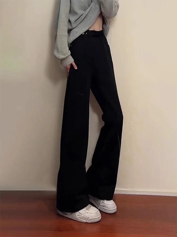 

Мужские джинсы с широкими штанинами на подкладке Bla Fce, утягивающие прямые кроя, зимняя одежда в американском стиле High Street Vibe, молодежная мода