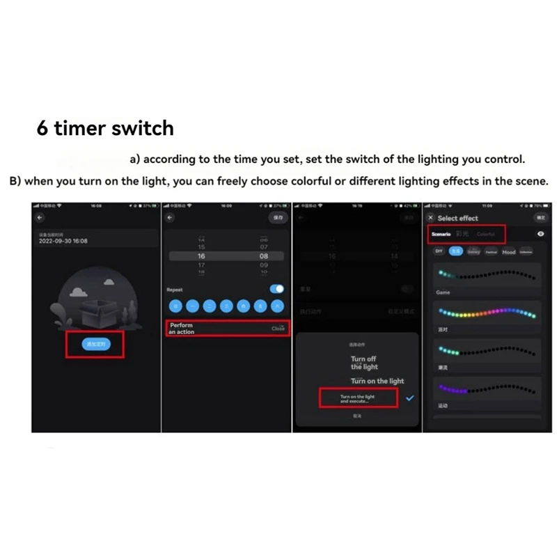 Daily LED Controller 44 Keys Bluetooth Voice-Activated Intelligent Dimming Color Temperature Strip Light Controller