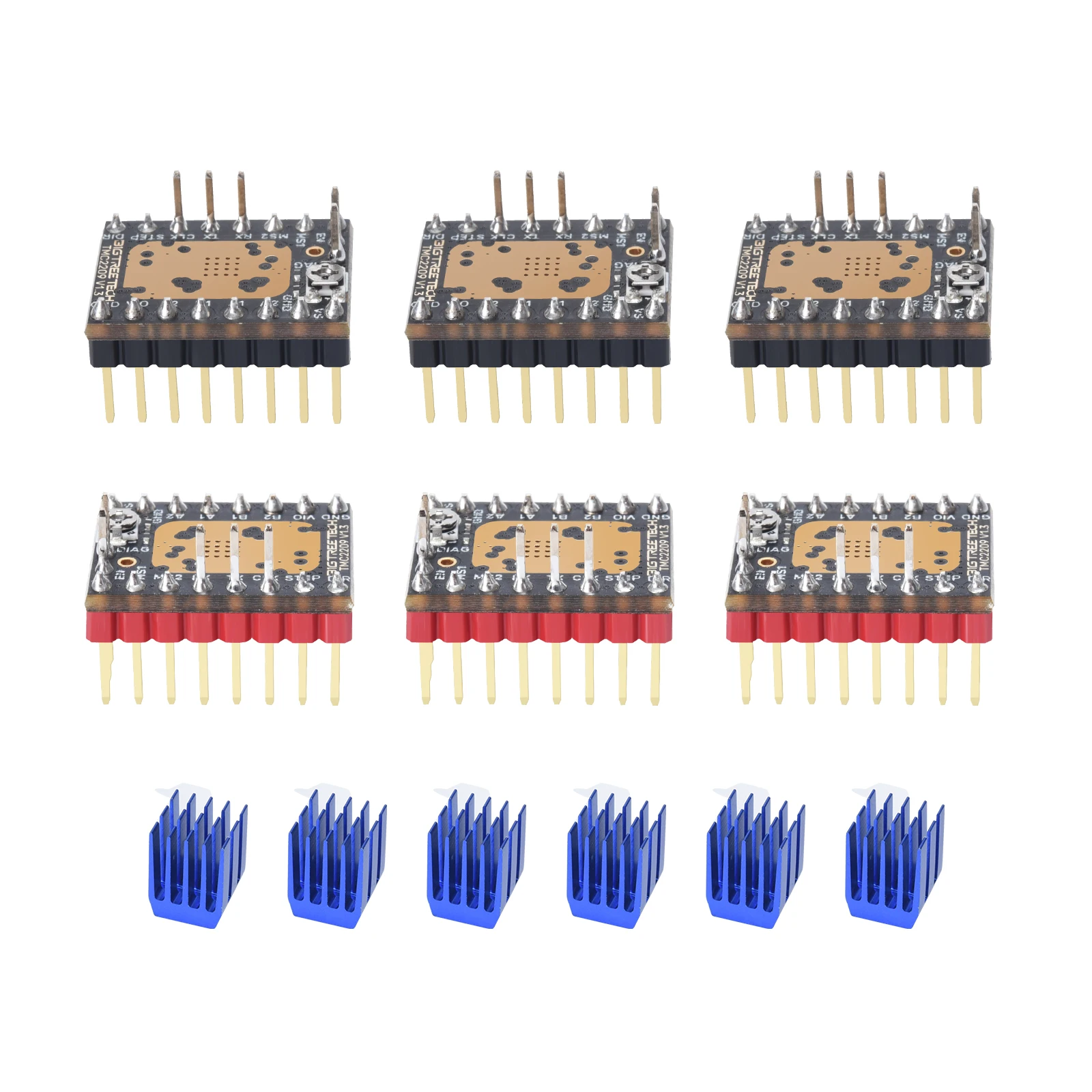 Bigtreetech TMC2209 V1.3 Stappenmotor Driver TMC2208 Uart Driver Vs TMC2130 Voor Skr V1.4 Skr 2 Mini E3 Ender 3 3D Printer Onderdelen