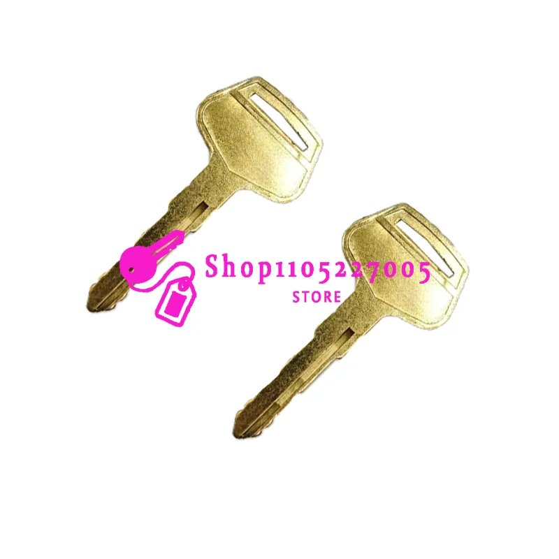 PC-7 Series 60/120/130/200/210/220/ 300/360-7 Copper Excavator Ignition Key Parts for 1/2/5/10/20PCS Keys Fits