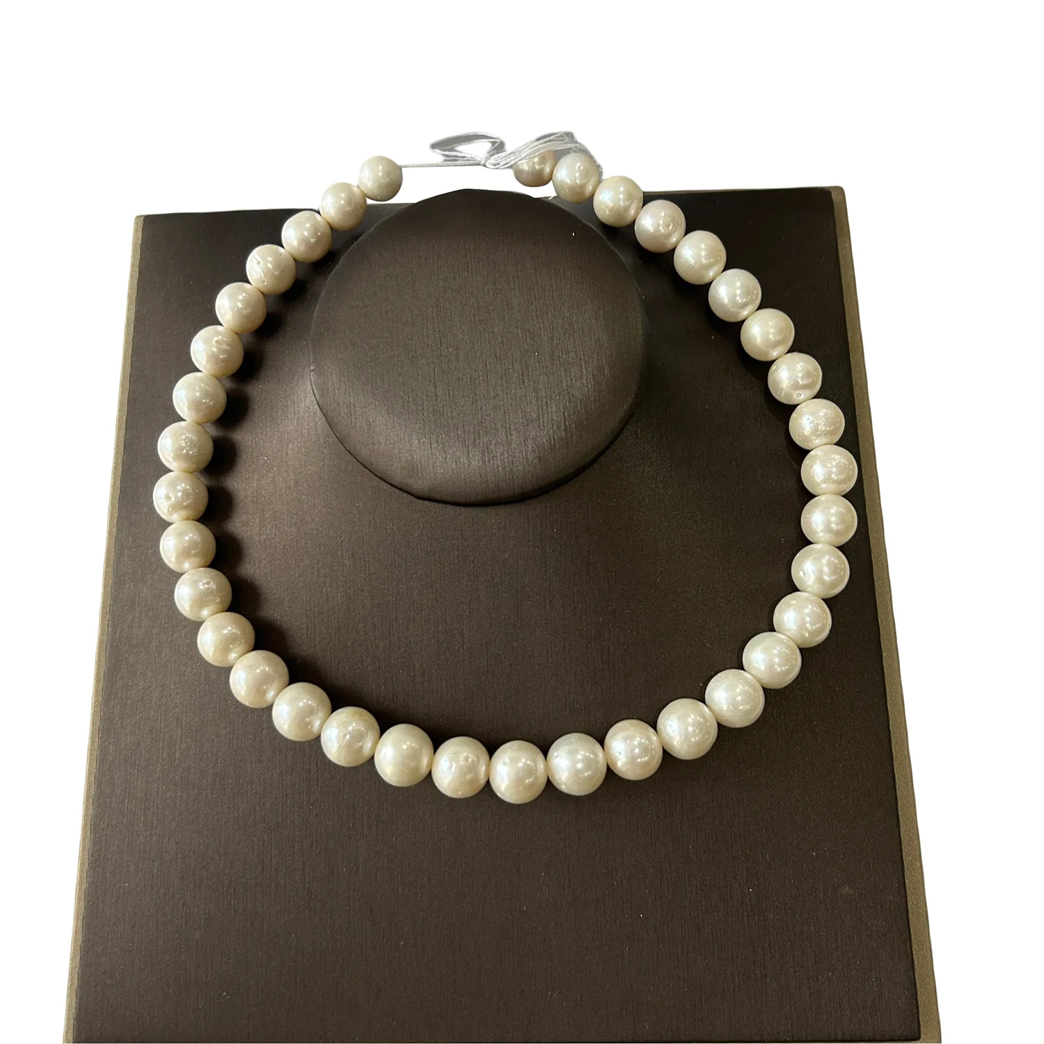 

37 CM ,10-12mm white big round nature freshwater pearl ,100% natural freshwater loose pearl with round, high luster in strand
