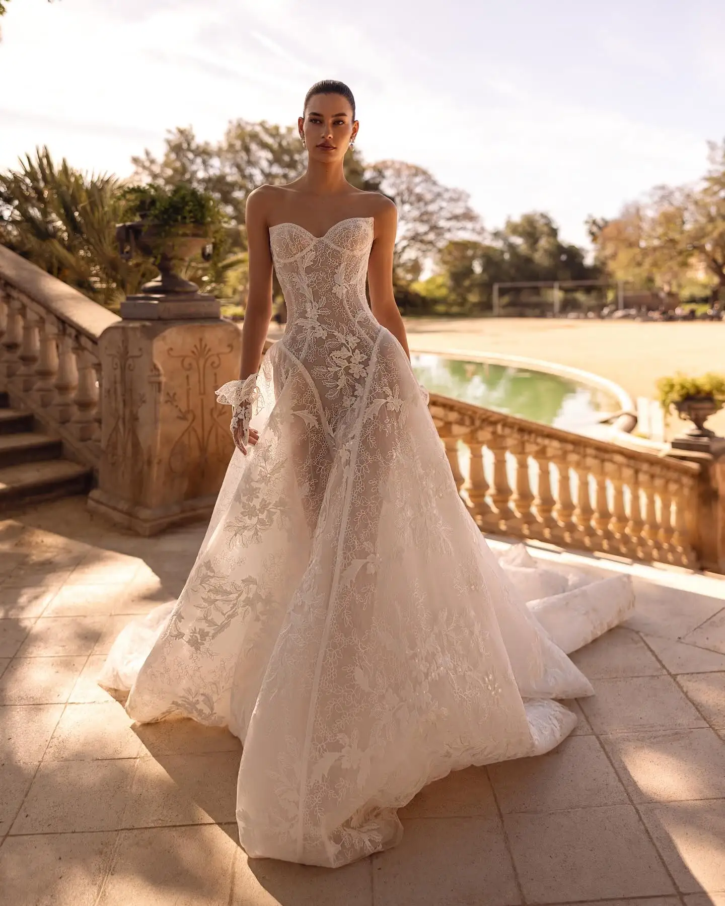 

Кружевное свадебное платье с корсетом Vestidos De Novia Alta Costura платья Vestido Noiva Casamento халаты Mariage свадьбы для невесты свадьбы