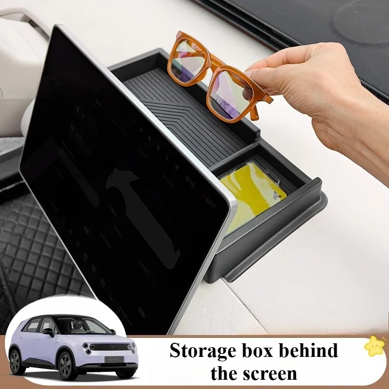 Screen Rear Storage Box Central Control Storage Box For NIO Firefly Interior Center Console Storage Box Car Accessories Tools