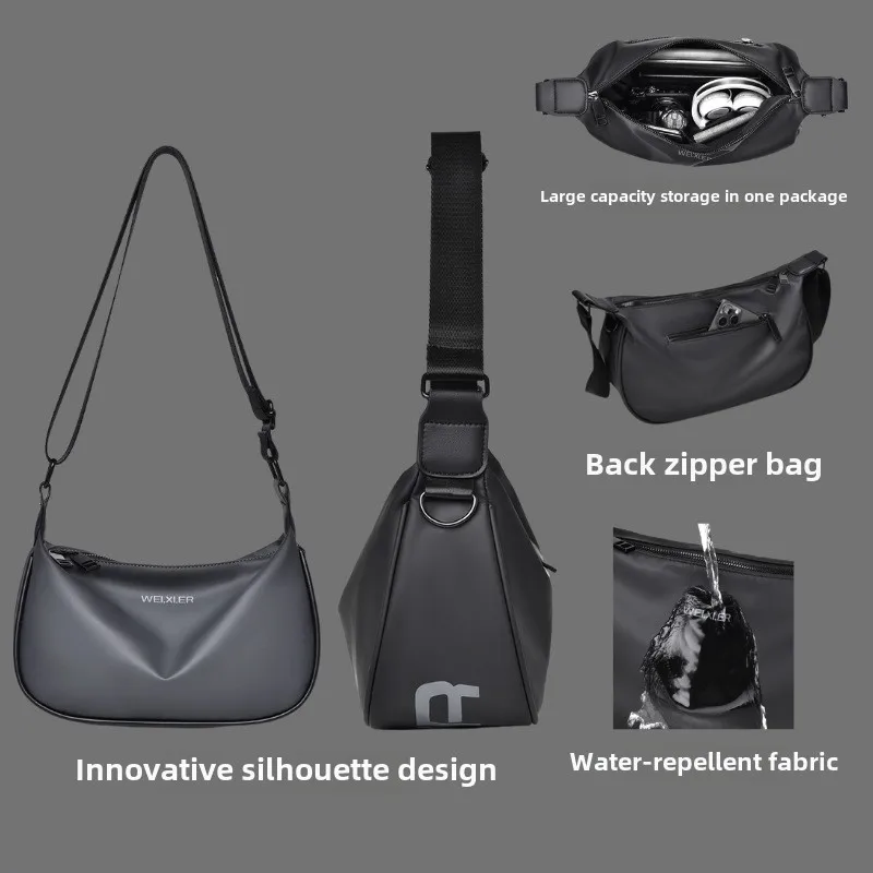 New High-end Versatile Crossbody Bag, Large Capacity Cycling Shoulder Bag, 2025 Casual Shoulder Bag, Postal Bag
