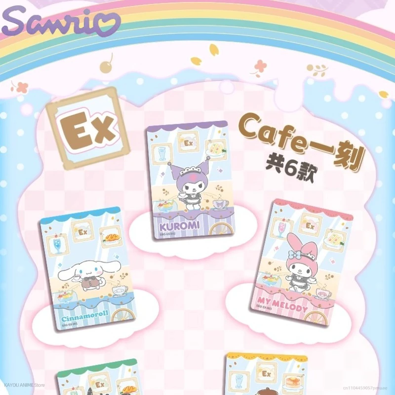 Authentic Sanrio Family Sweet Moment Crystal Card First Shot Collection Card Anime Peripheral Toy Flash Card Female Gift
