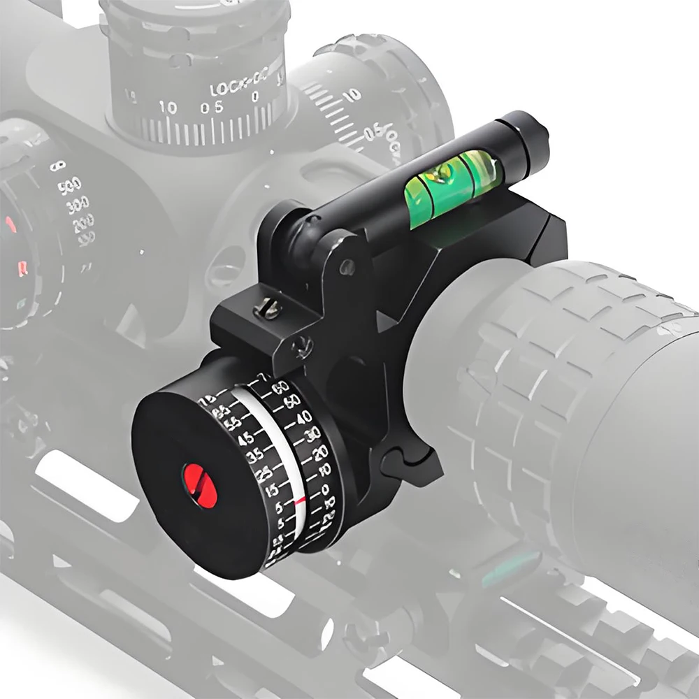 High Accuracy Angle Cosine Indicator Kit and Bubble Level Fit 1 inch 30mm Tube Rifle Scope Mounts light weight made of aluminum