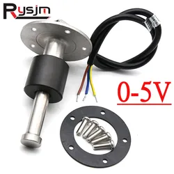 0-5V Boat Car Fuel Level Gauge Sensor Oil Liquid Tank Fuel Sender Unit Sensors 150/175/200/225/575mm Water Level Sensor Custom