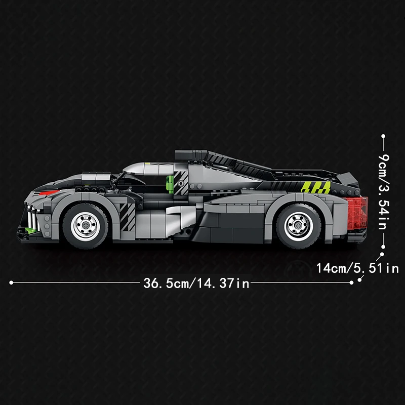 مجموعة مكعبات بناء أوتو تكنيك 9X8 للبالغين، مجموعة نماذج السيارة، ألعاب أطفال هدية للأولاد والأطفال 1338 قطعة