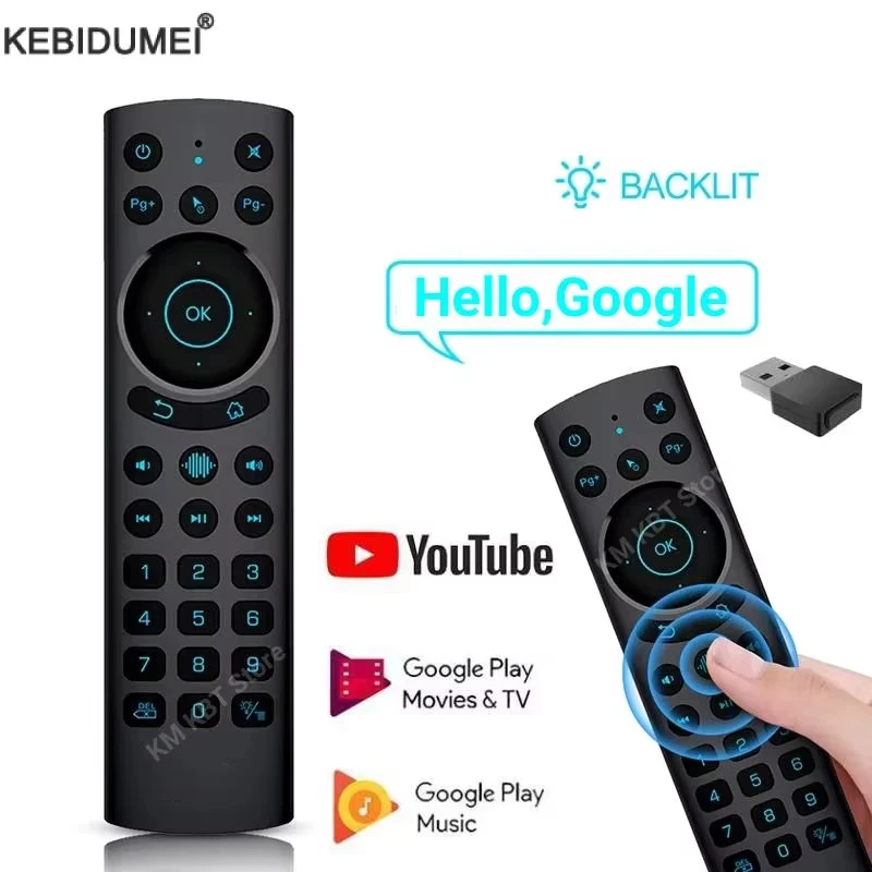G20S PRO BT Voice Remote Control 2.4G Wireless Bluetooth Air Mouse G20 BT Microphone Gyroscope IR Learning for Android TV Box