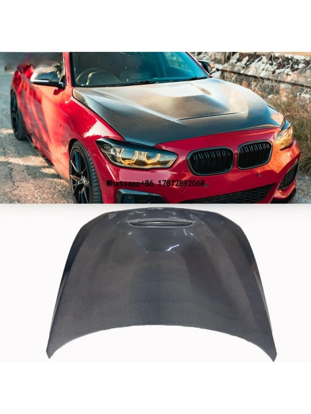 

Carbon Fiber Hood for 1 Series 2 Series F20 M140i F21 F22 F87 Bonnet Hood Cover