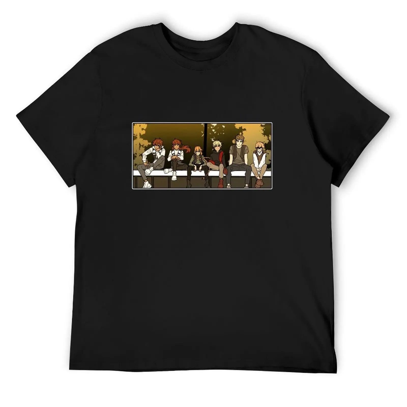 

School Bus Graveyard Autumn T-Shirt vintage graphic tee Clothing cotton man t-shirts customs outfits for men