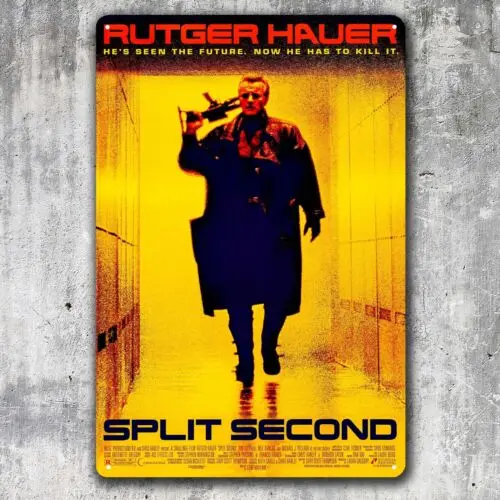 Split Second Movie Metal Poster - Collectable Tin Sign 20x30cm  -aluminum