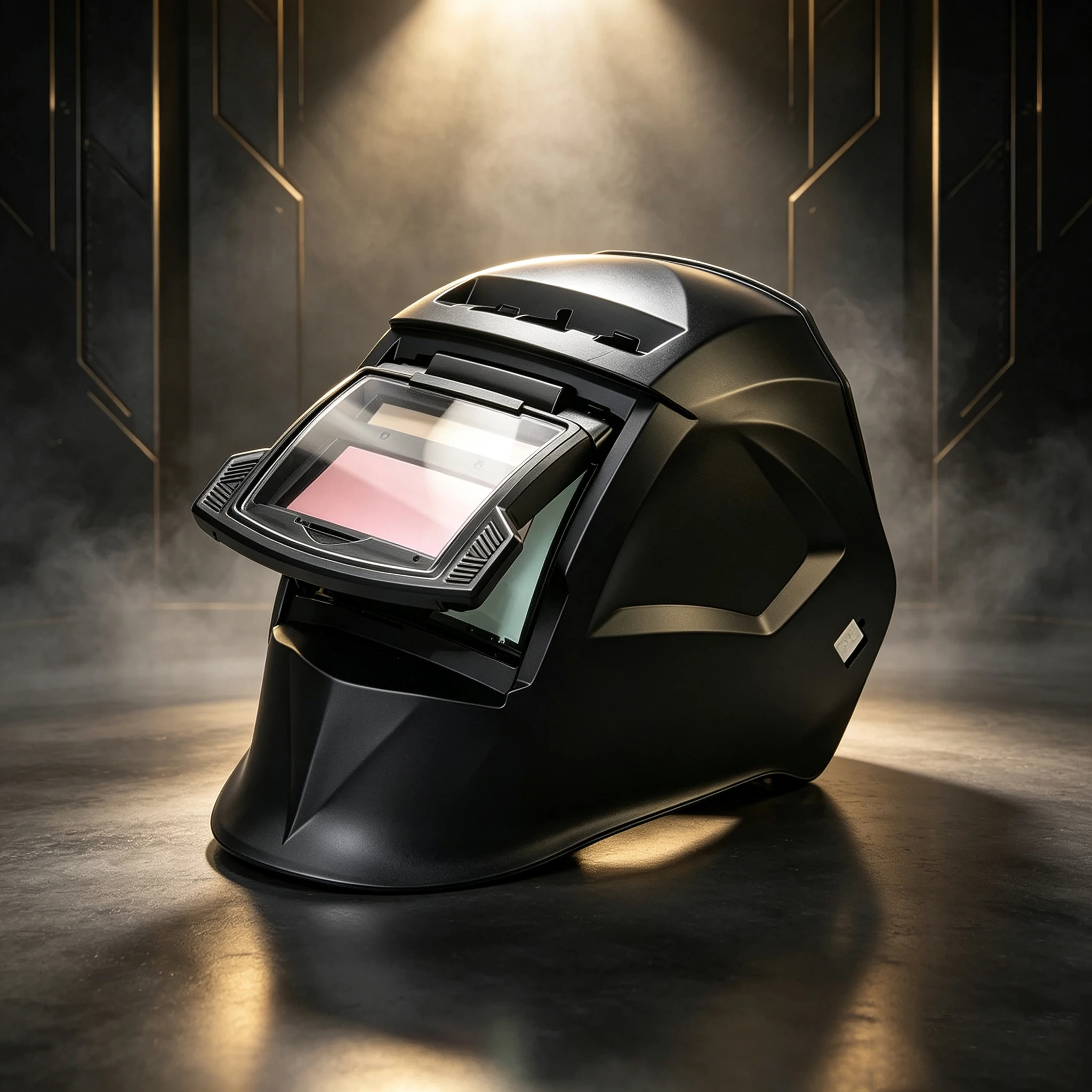 Solar Powered Auto Darkening Welding Helmet, True Color 1/1/1/2 Optical Clarity, Adjustable Shade 4/5-9/9-13 Wide View Welder Ho
