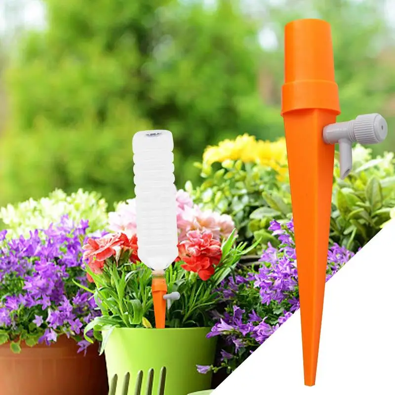 Self Watering Spikes Plant Spikes Devices Slow Release Control Valve Switch Plant Spikes Device Plants Waterer For Flowers