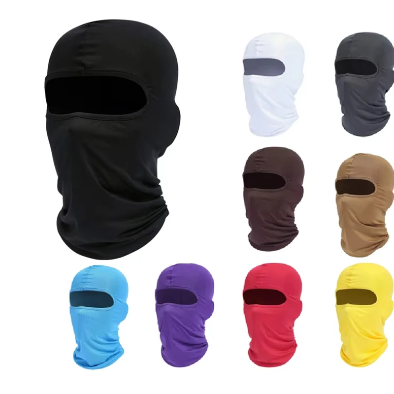 Balaclava Full Face Mask Hiking Cycling Camping Hunting Airsoft Cap Bike Head Cover Summer Men Women Ski Mask