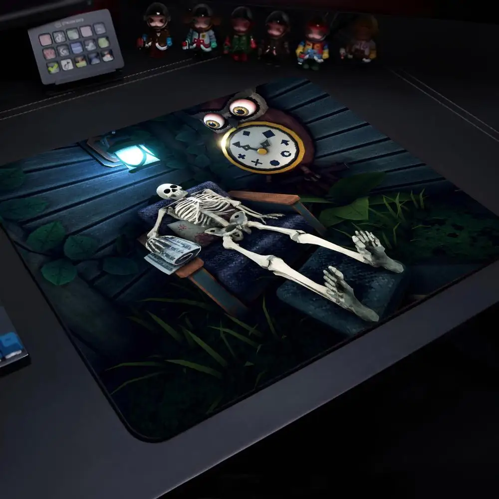 Is This Game Trying to Kill Me Mouse Pad Gaming Laptops Keyboard Mat Deskmat Pc Accessories Desk Protector Mousepad Gamer Mats A