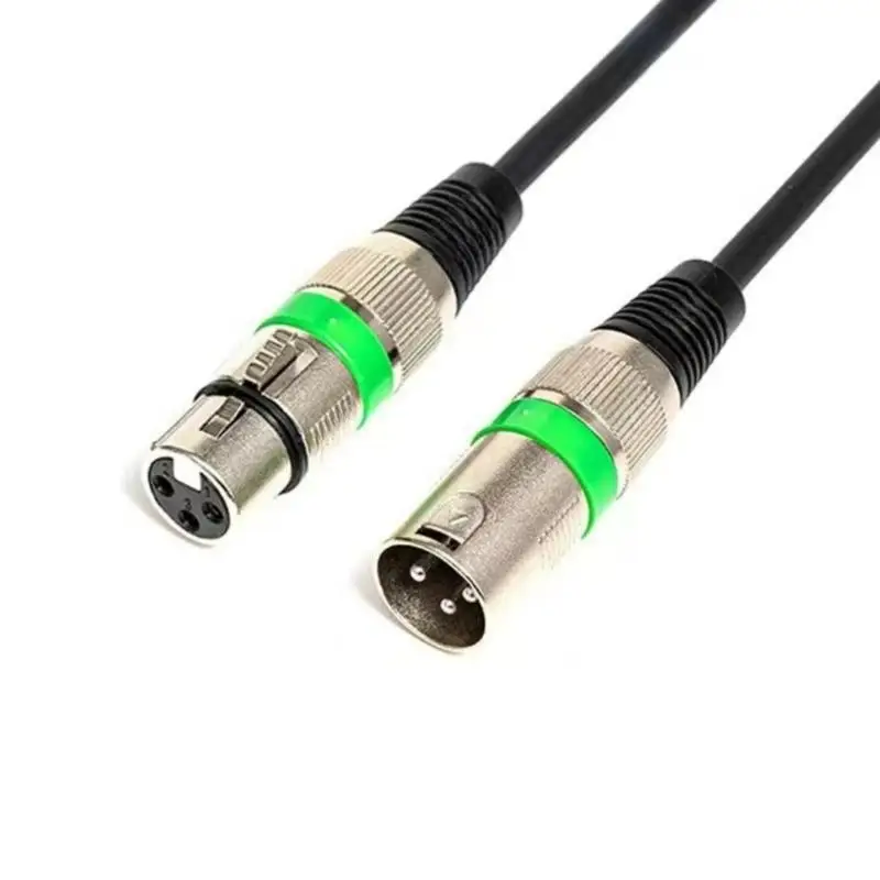 652F XLR Sound Cable, 3 Pin Male to Female Cord for Speaker Studio Recording Stage Wiring and Live Music System Use