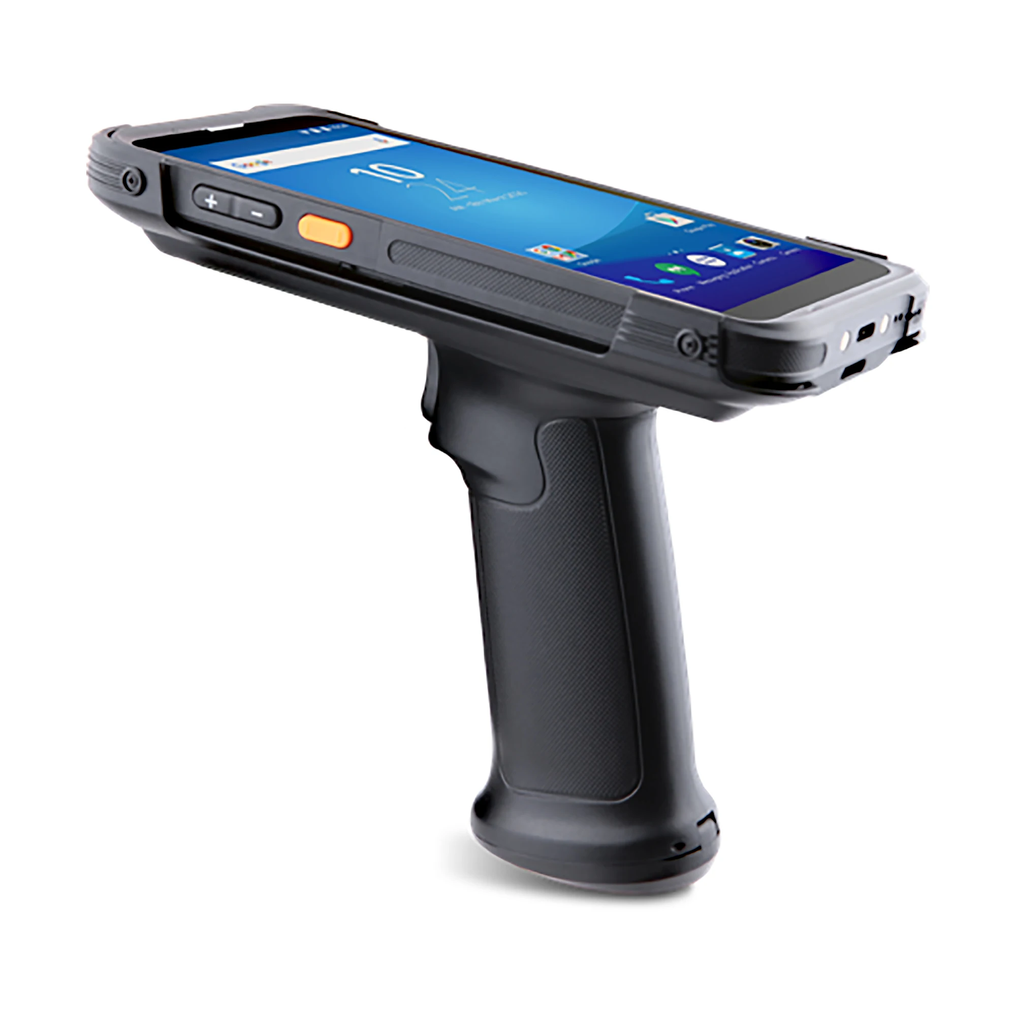 

Pistol Grip UHF Sled Reader Long Range Android Rugged Pda Barcode Scanner Mobile Computer Data Collector Terminal