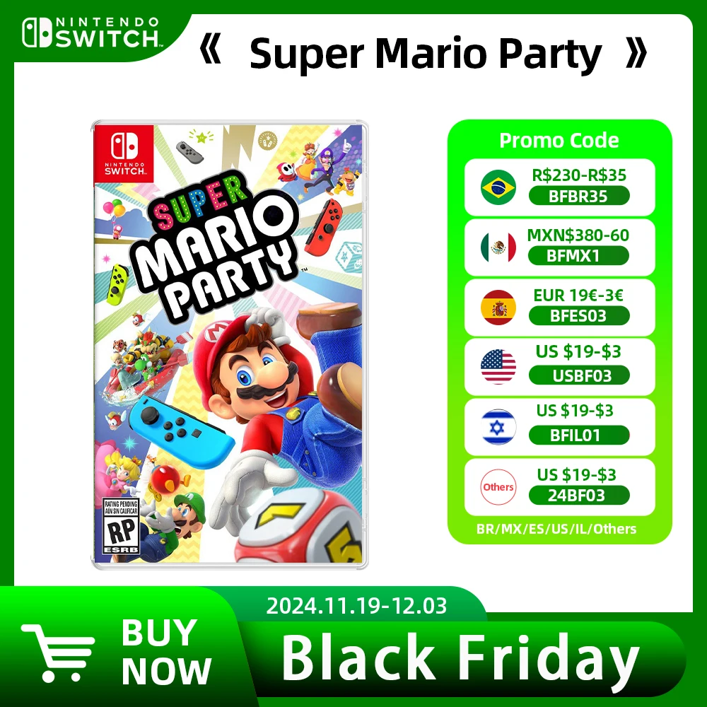 Super Mario Party - Stander Edition - Nintendo Switch Game Deals 100% Original games Cartridge Physical Card Party Multiplayer