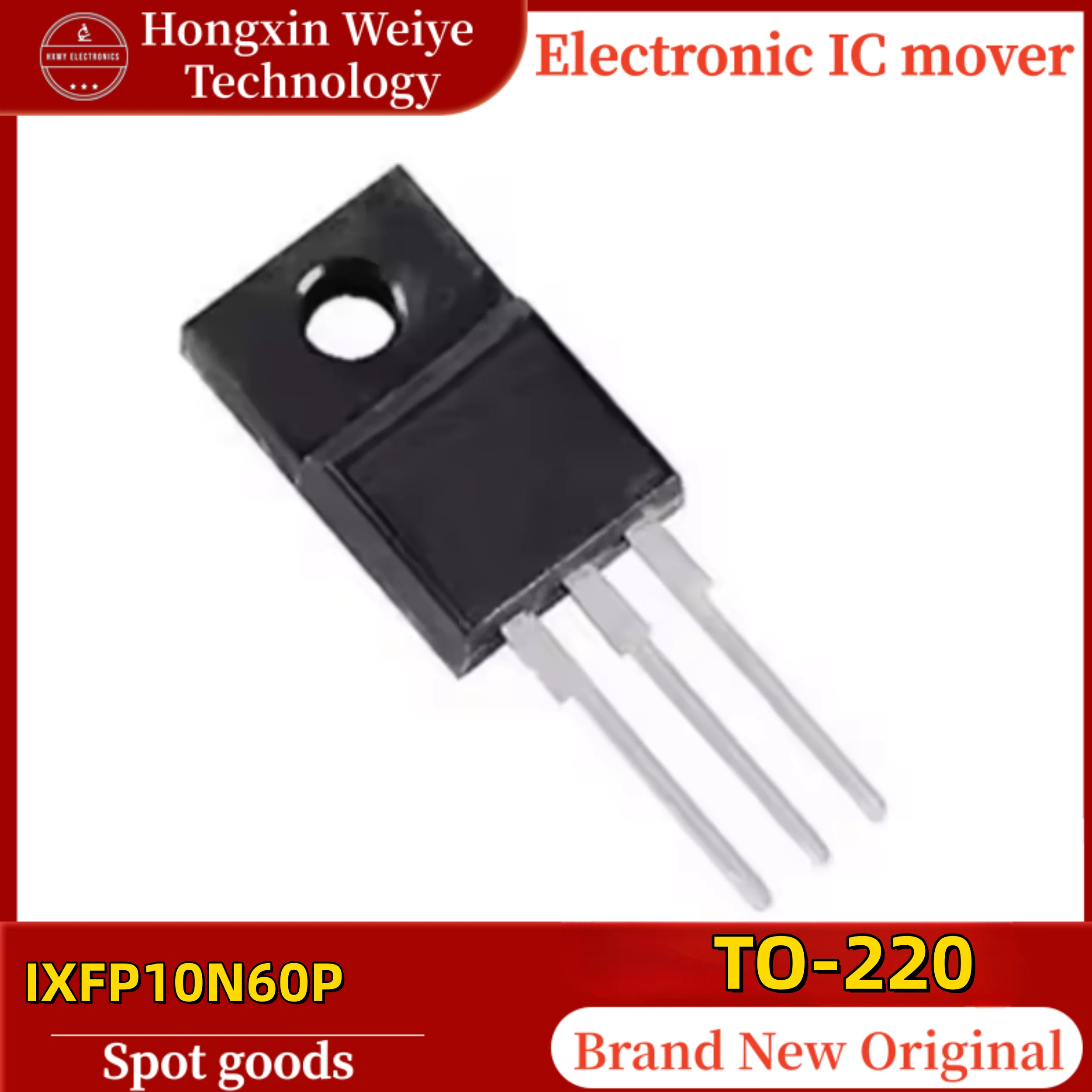 

(20/50 pieces) IXFP10N60P IXFP10N MOSFET TO-220 600V 10A Brand new original stock fast shipping.