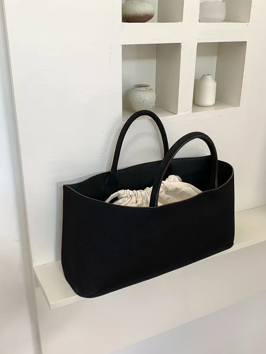 Large-capacity Commuting Versatile Tote Bag Niche Casual Simple Handbag Exquisite Versatile Handbag Trend Fashion Square Bag