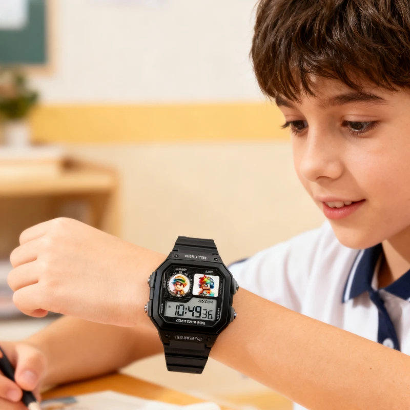 حار لعبة ROBLOX الإبداعية الطرفية الكرتون الأسود الفضة الرقمية للماء ووتش هدية ووتش اللوازم اليومية #1