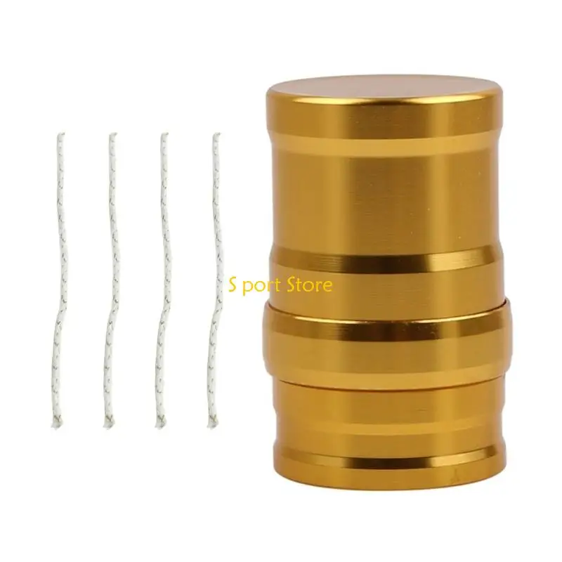 

U2JB 4 Wicks Metal Alcohols Stove Light weight Compacts Aluminum Alloys Stove For Camp Hiking Trip