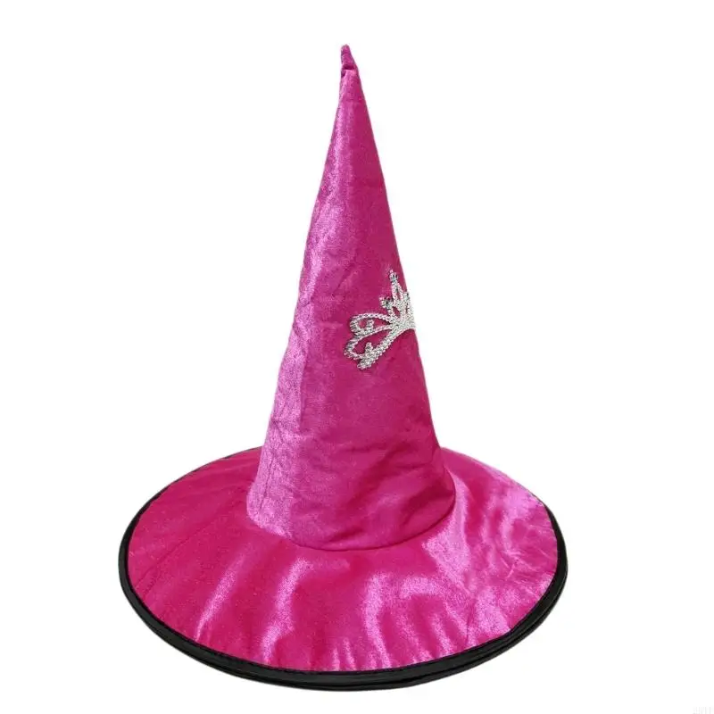 2025 New Witches Witch Hat for Women Witch Caps Halloween Cosplay Costumes Wizard Hats
