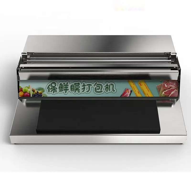 Semi-automatic Hand Wrapper Plastic Cling Film Wrapper Machine for Food Fruit Meat Package