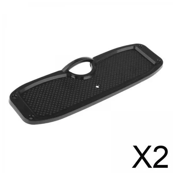 Motorsichere Montageplatine, schwarze ABS-Platte, Außenbordmotorhalterung, Marine-Zubehör für Kanu, Angeln, Beiboot, Schlauchboot