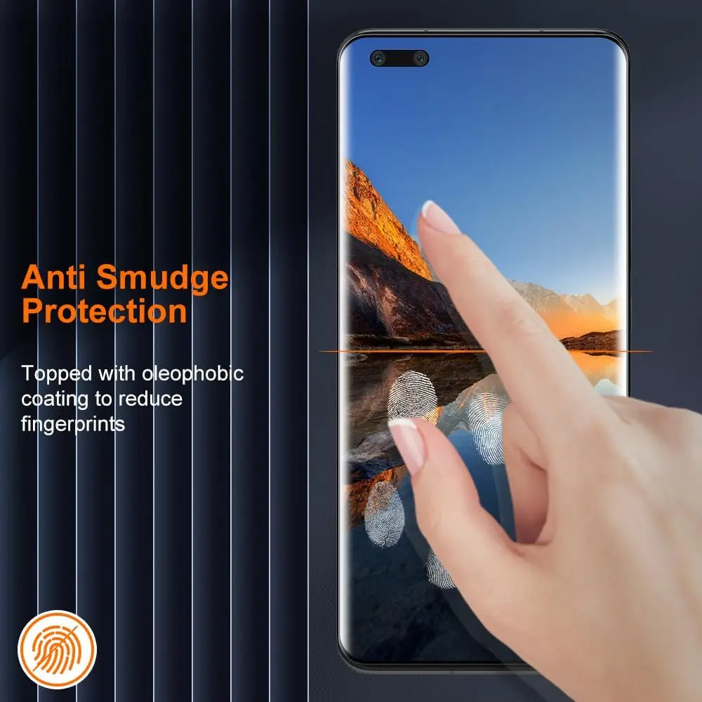 3Pcs Tempered Glass For Huawei Honor Magic 5 Pro Magic 5 Lite 3D Curved Ultrasonic Fingerprint Screen Protector