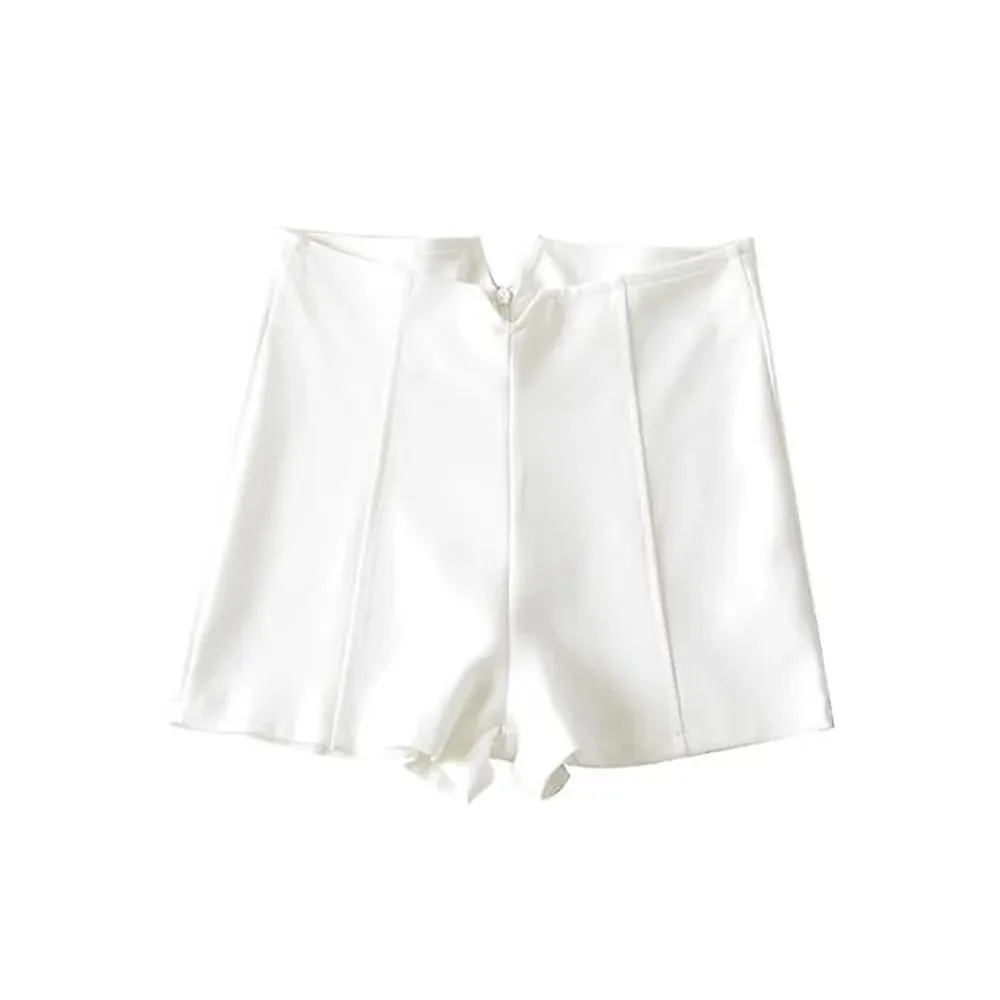 

Fashion Slim Fit A-line Shorts Y2K Chic Solid Color Suit Hot Shorts Pant High Waist Trousers Women's Summer Short Pants Girls