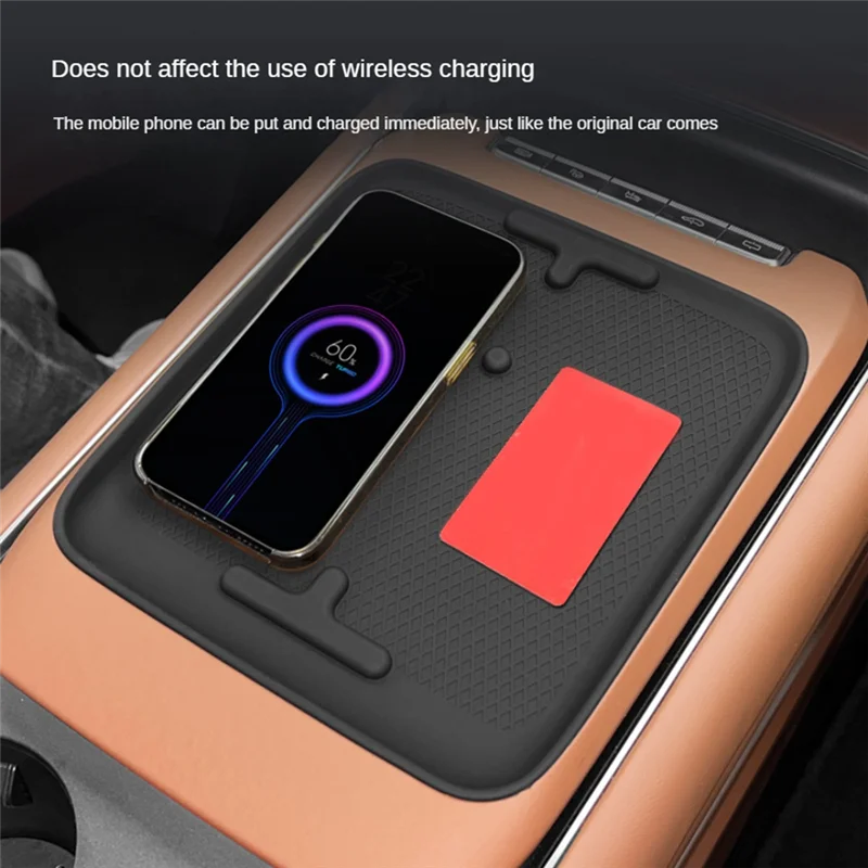 Точная беспроводная зарядная панель, защитная прокладка для DONGFENG Voyah Free 2024, аксессуары для салона автомобиля