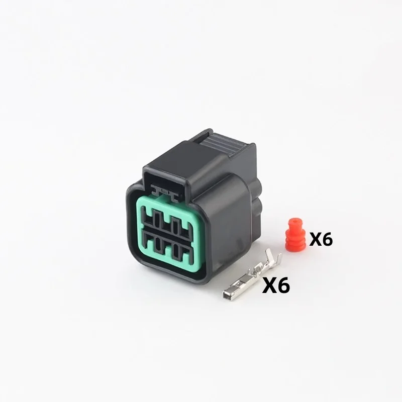 

2 Sets 6 Pin/way Auto Waterproof Connector female headlamp connectors PB621-06020 PB621-06120 13624730 for HYUNDAI Elantra