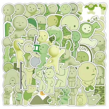 50 stuks Smiski stickers vinyl waterdichte stickers pack voor waterfles laptop plakboekstickers