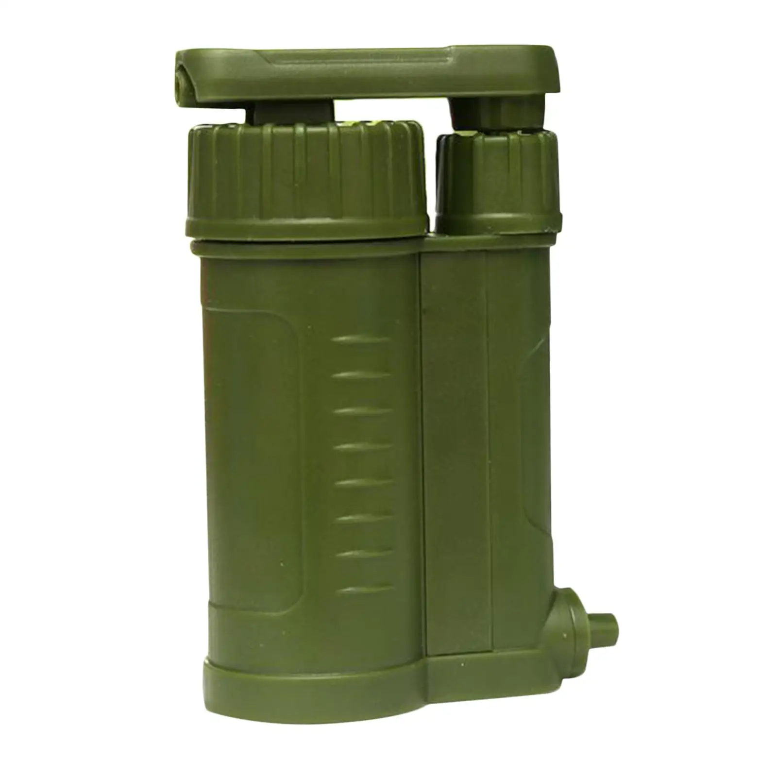 Gravity Water Filter Purifier Survival Gear Fast Flow Outdoor Purification System for River Stream Rainwater Camping