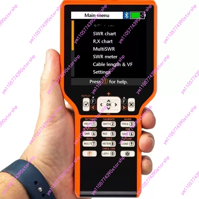 Upgradeable Handheld HF Antenna Analyzer Portable High Frequency Antenna Testing Measuring Instrument Replacement Accessory