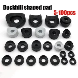 5-100pcs Duckbill Spacer 16/18/19/22/25mm Bore 6/8mm Hollow Joint Round Tube Chair Fastening Washer Piece Plastic Curved Spacer