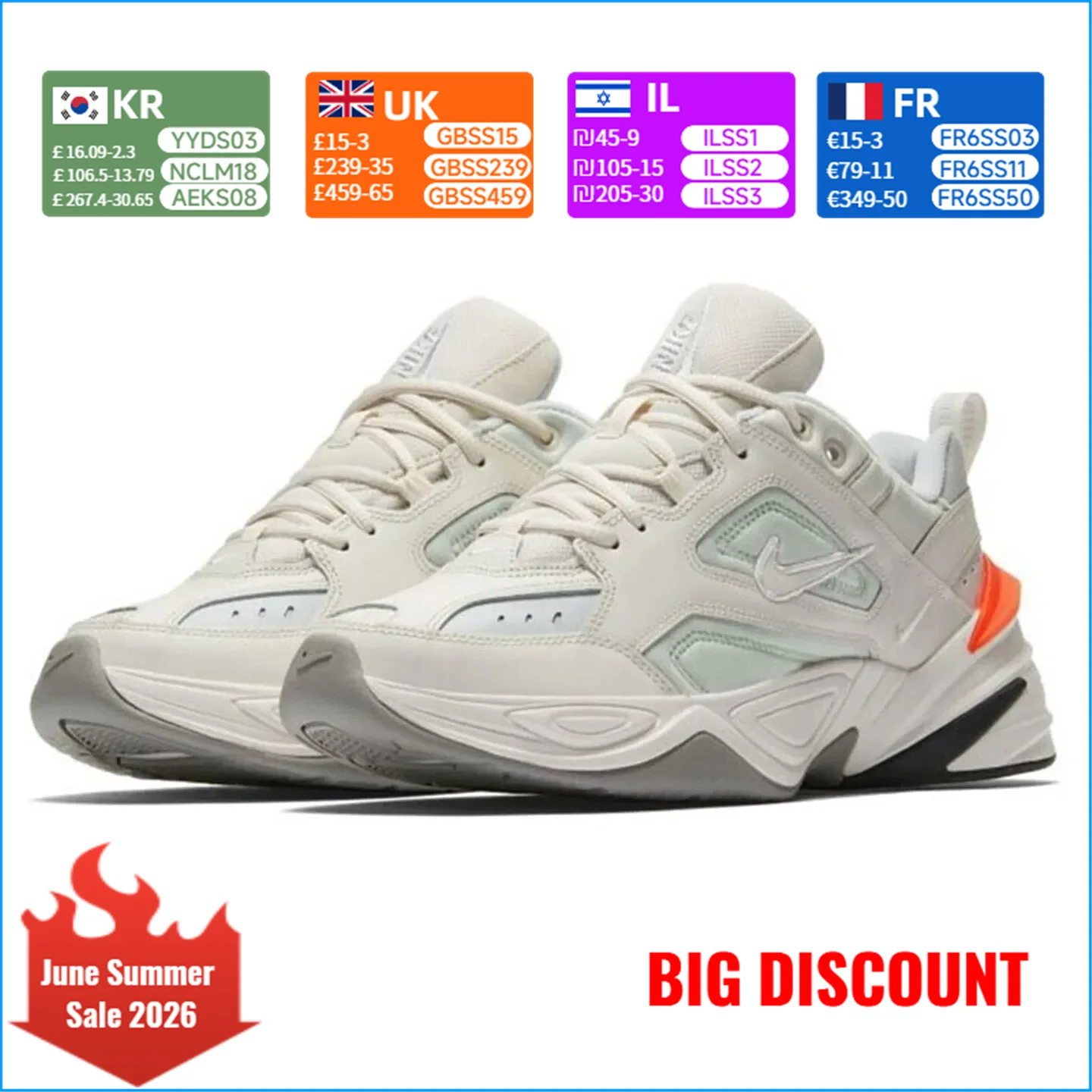 

Nike M2K TEKNO Retro Slip-Resistant Durable Versatile Cushioned Dad Shoes Sports Shoes AV4789-001