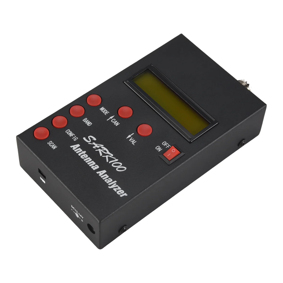 SARK100 Antenna Analyzer Meter 1-60MHz Shortwave SWR Antenna Analyzer with 1.0 to 9.99 SWR Usable Measurement Range ZJY