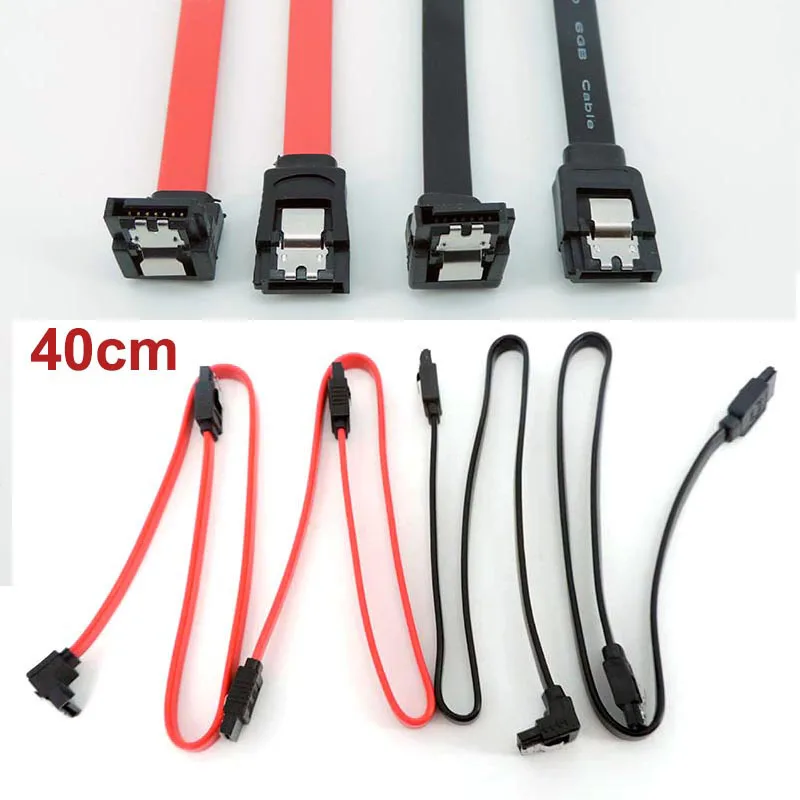 40cm wire High Speed lead Straight Right-angle SATA Cable 3.0 III To Hard Disk Drive SSD HDD Sata K5