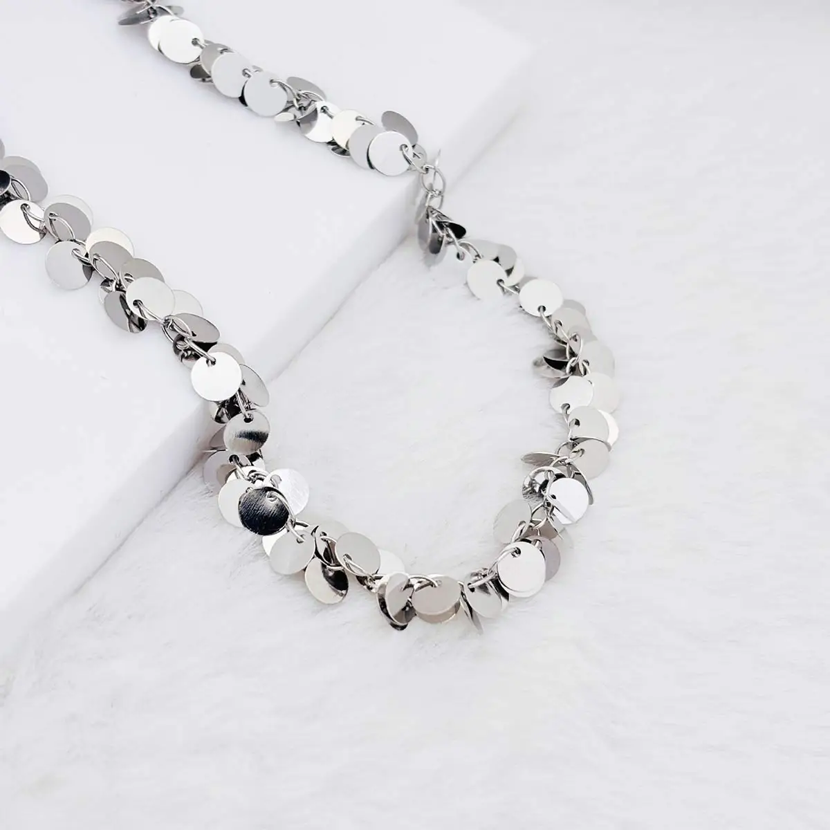 5야드 멀티컬러 구리 링크 체인 라운드 오블레이트 참 6mm DIY 태슬 목걸이 주얼리 공예 재료 패키지