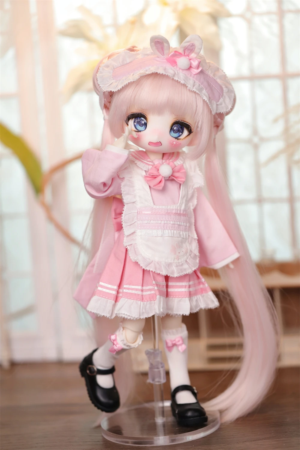 BJD doll clothes suitable for 1/4 size cute doll clothes set academic doll accessories (4 points)